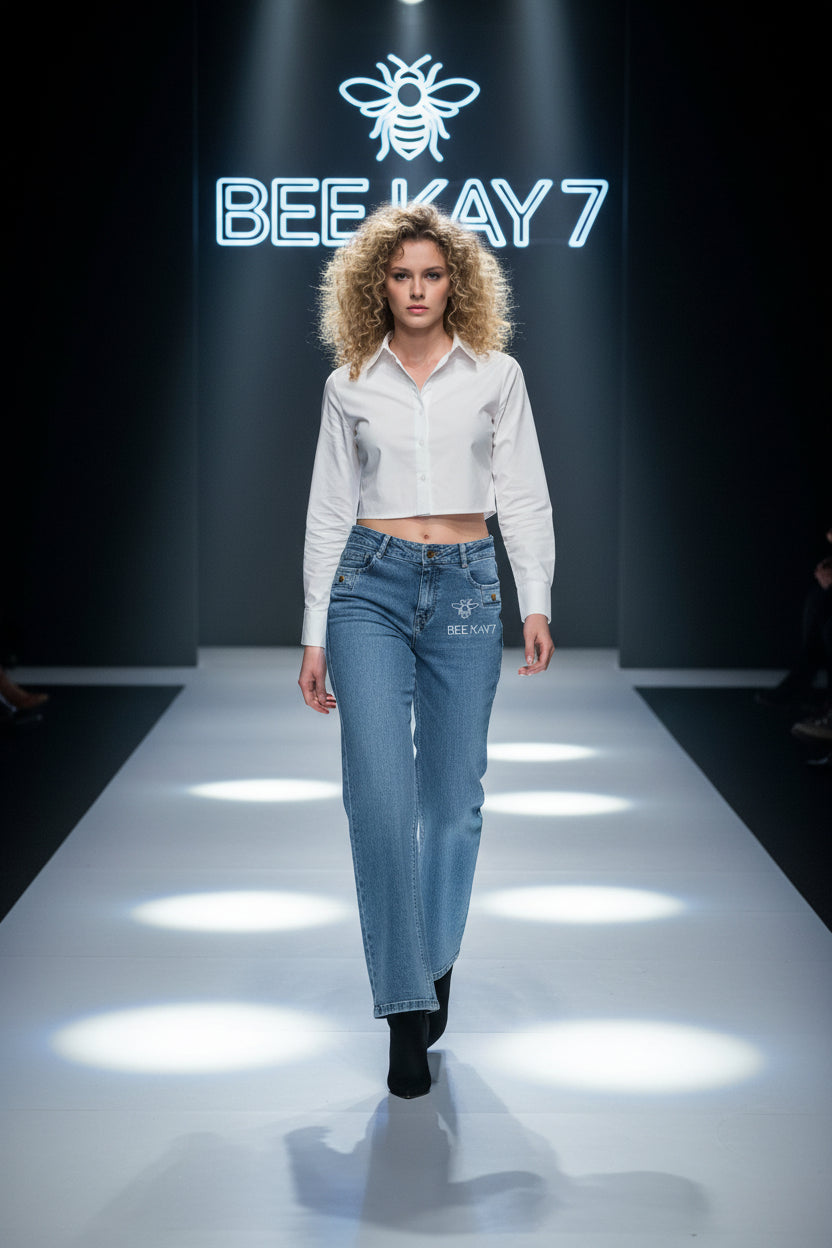 Women's Bee Kay 7 Jeans 3Y1 Cotton